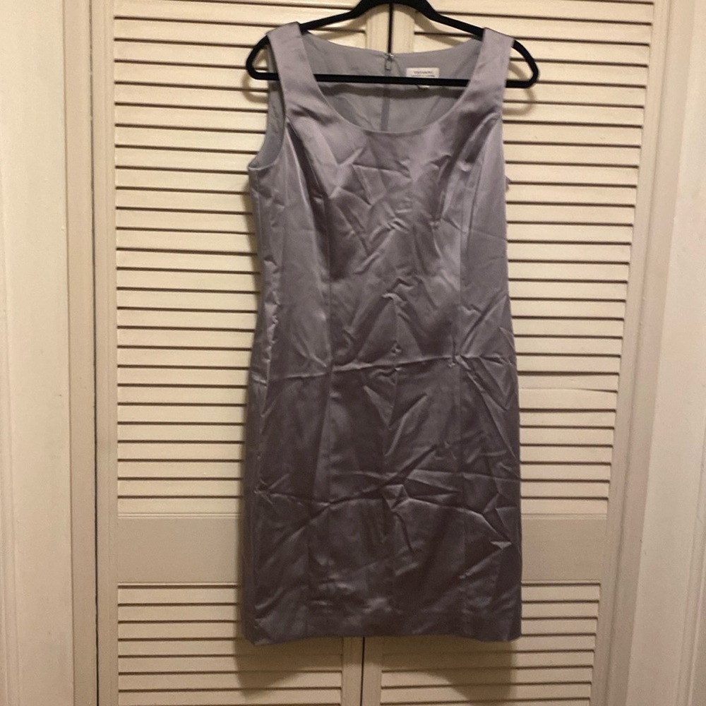 Silver cocktail dress